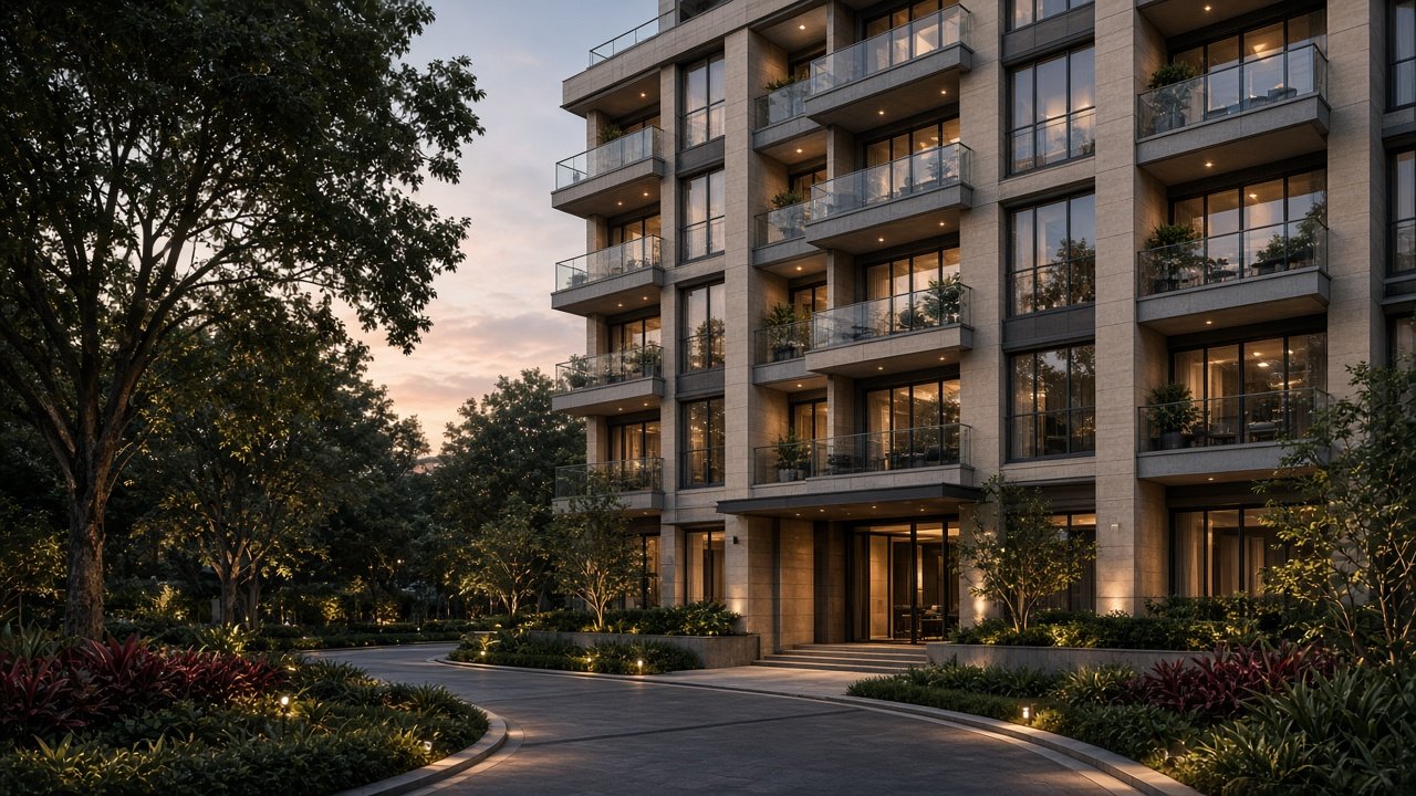 Premium residential building exterior