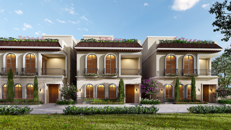 Italian-inspired villa architecture at DRK Bellagio